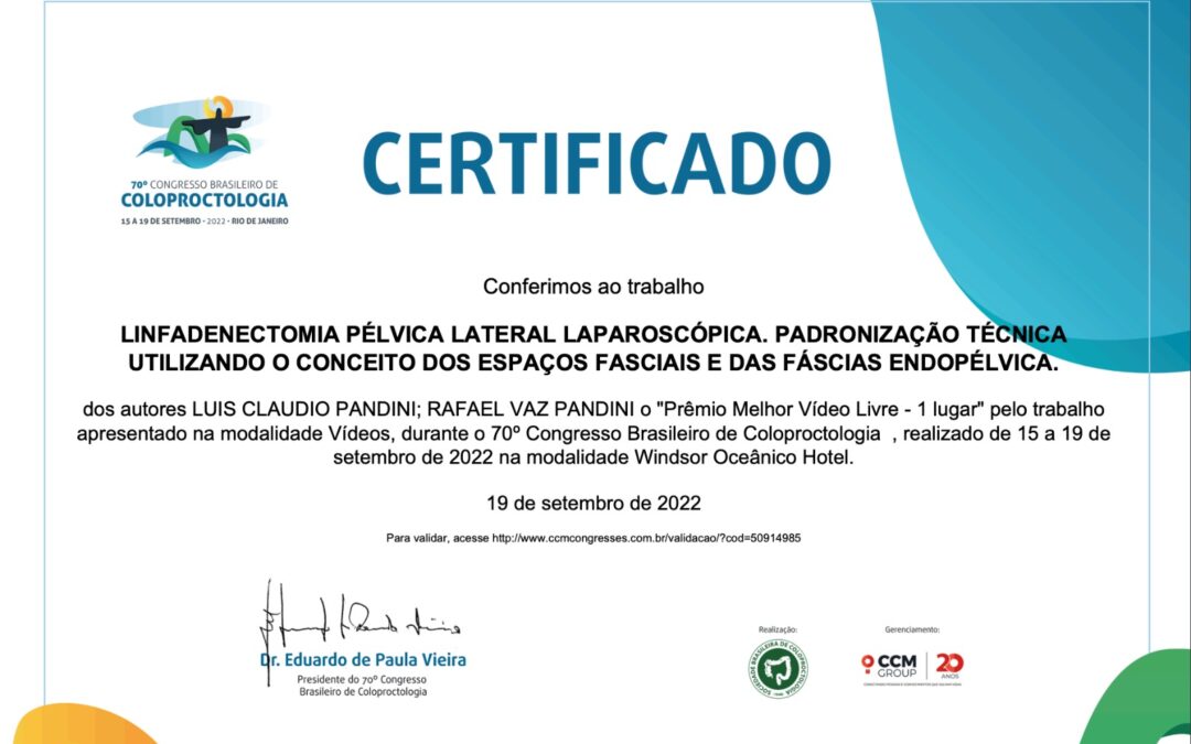 Certificado  70 Congresso