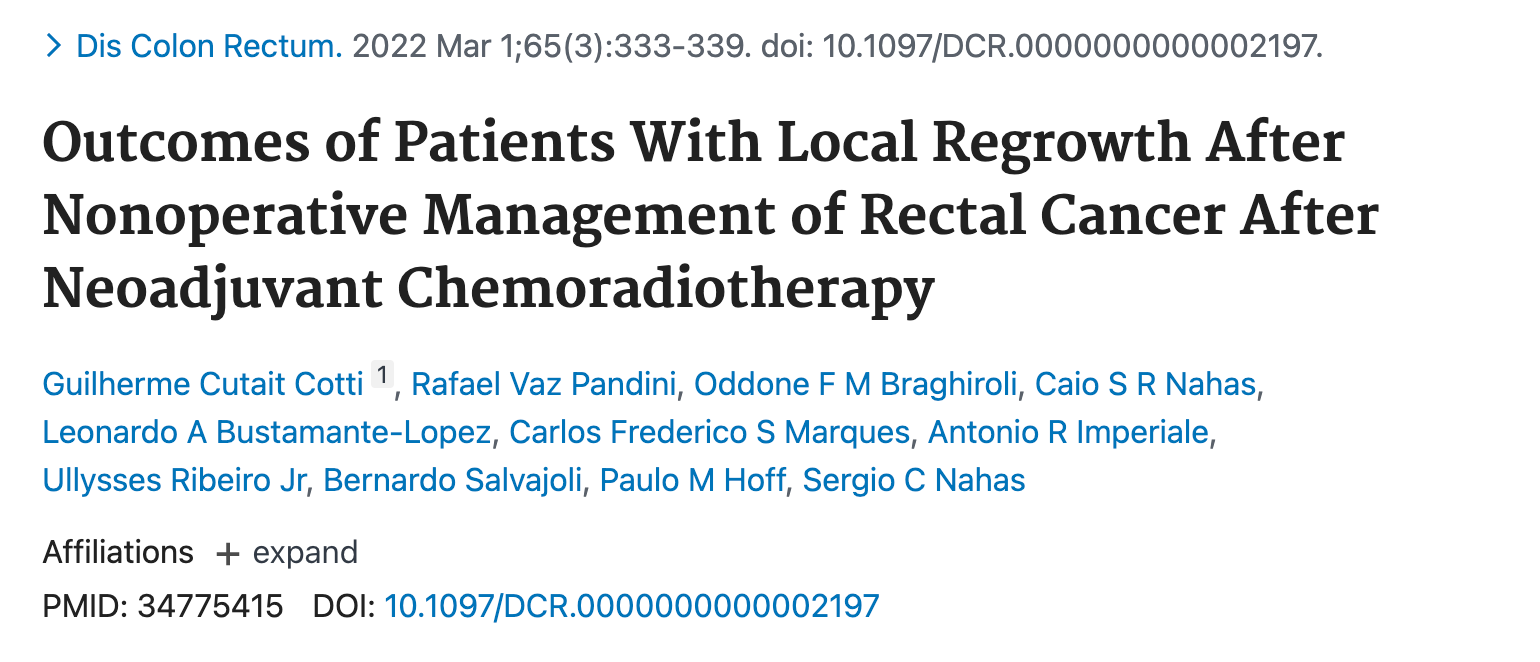 radioterapia em cancer de reto