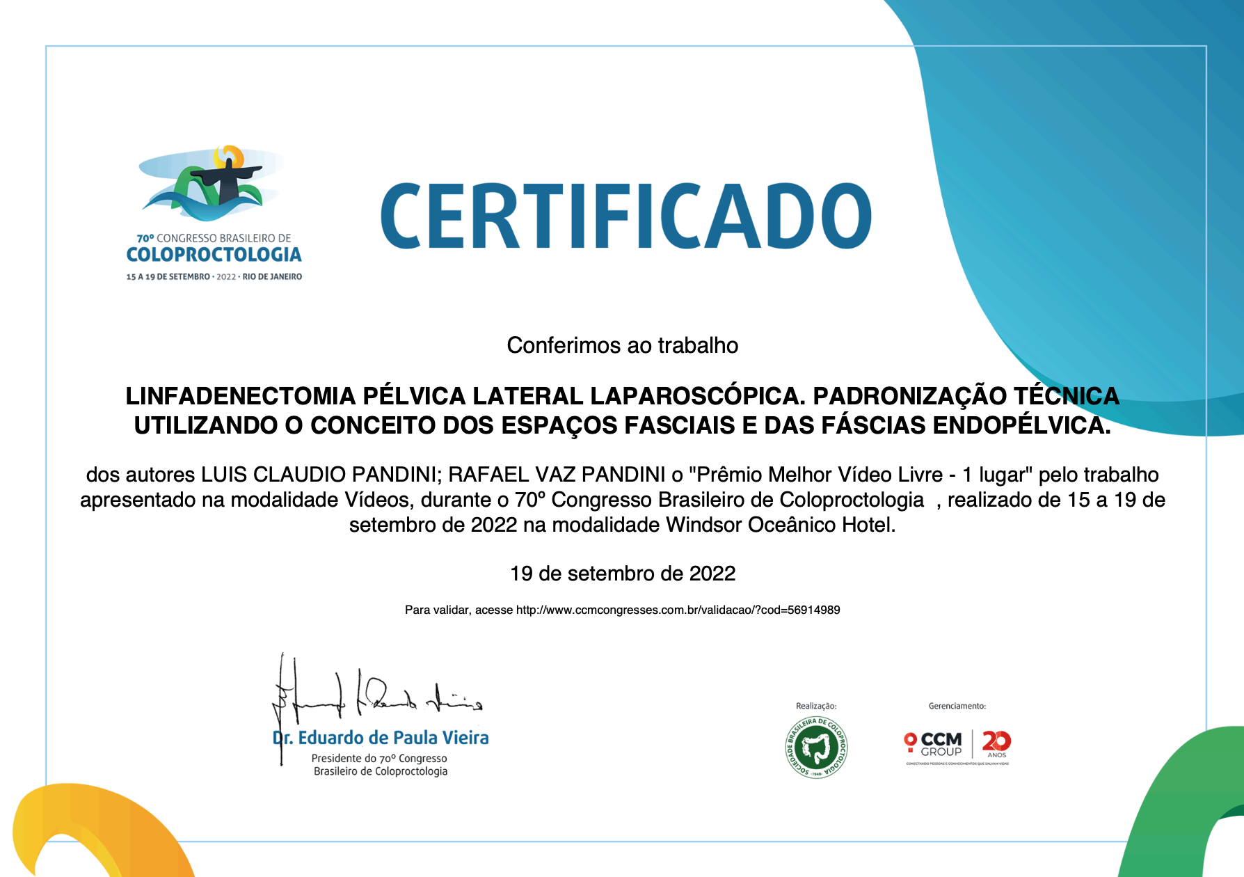 premio congresso brasileiro