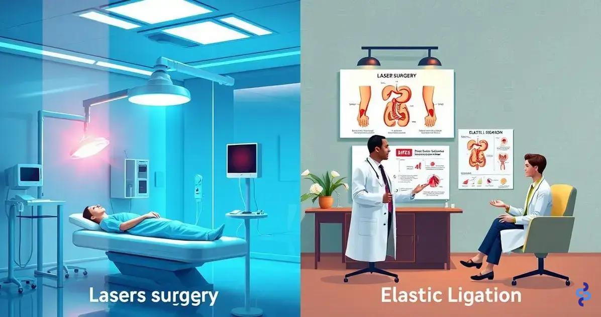Cirurgia a Laser x Ligadura Elástica: Descubra a Melhor Opção para Hemorroidas